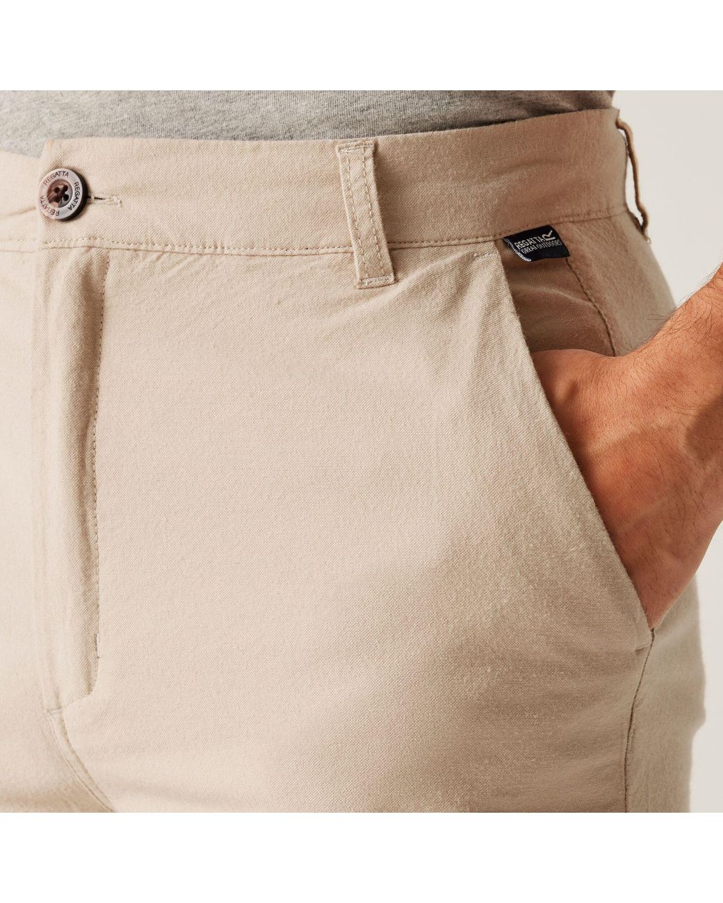 Regatta Natural Sabastal Cotton Shorts for men