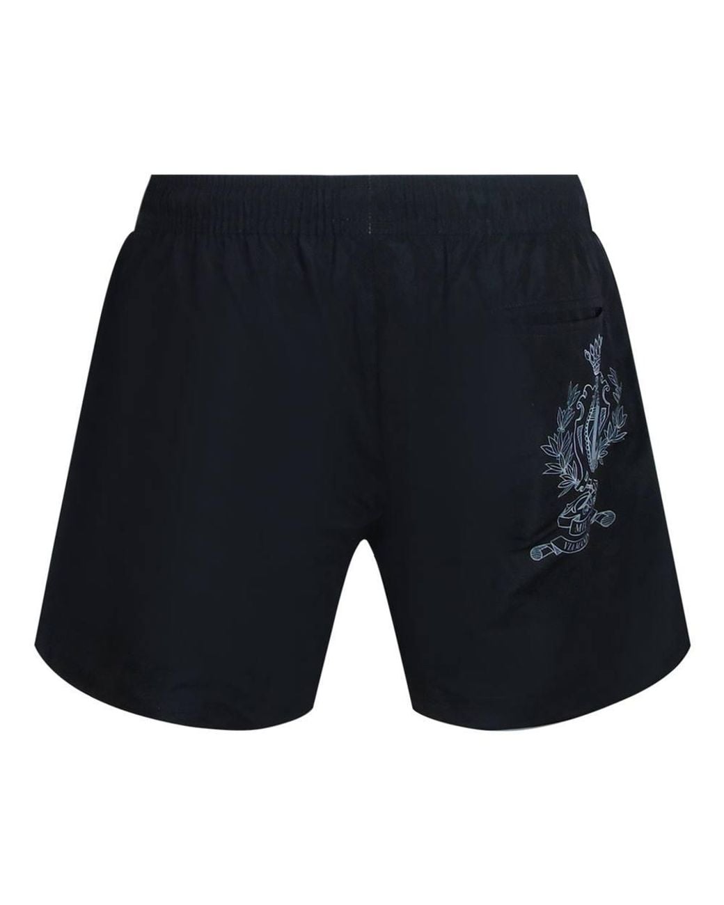 Philipp Plein Blue Teddy Bear Club Swimming Shorts for men