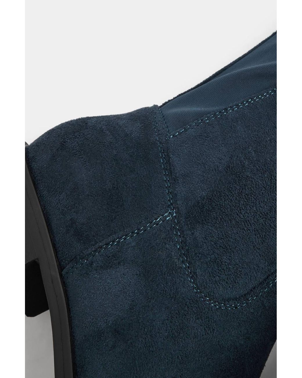 Yours Blue Stretch Knee High Boots