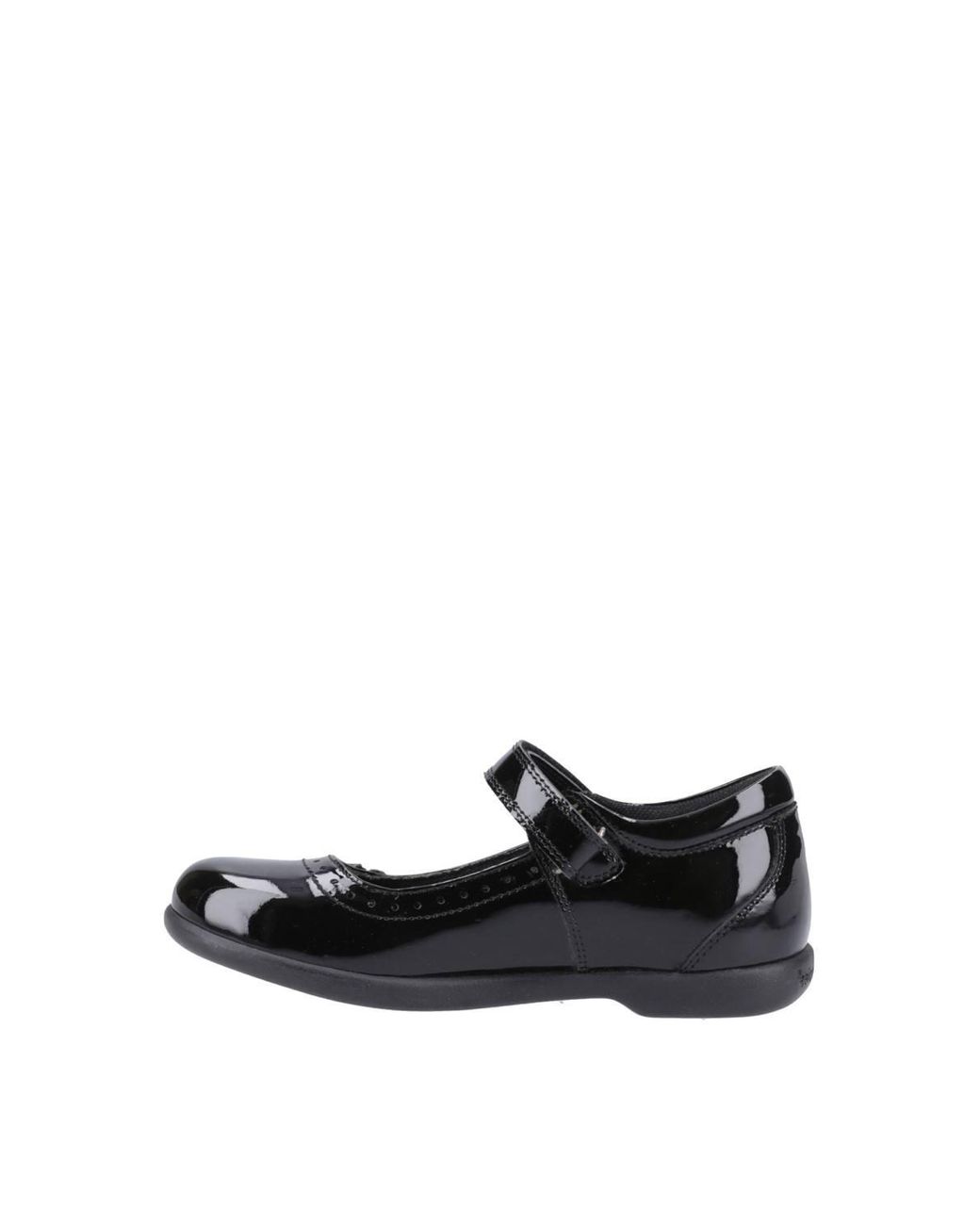 Hush Puppies White Bethany Patent Senior Shoe