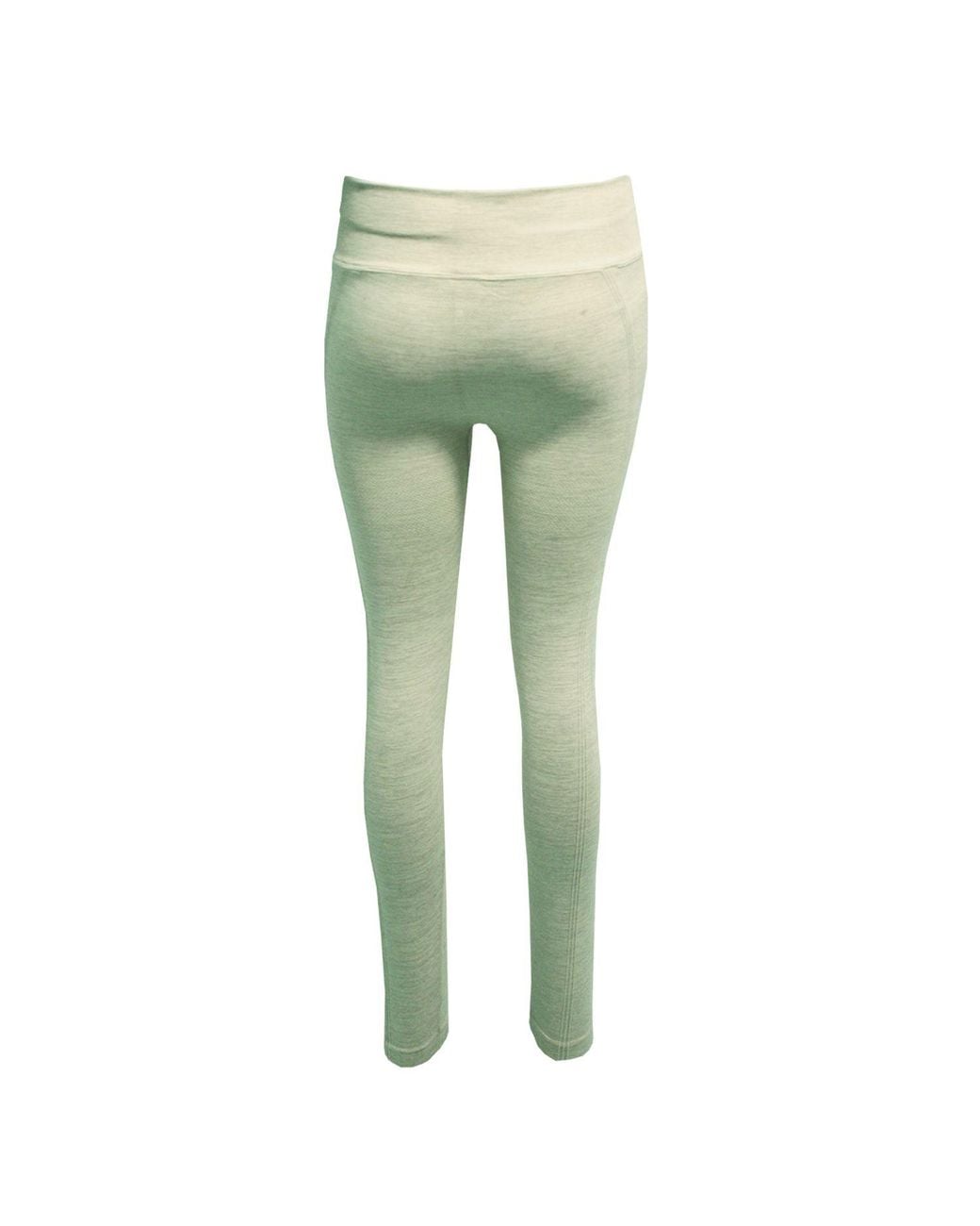 Tridri Green Melange Sculpted Seamless 3D Leggings