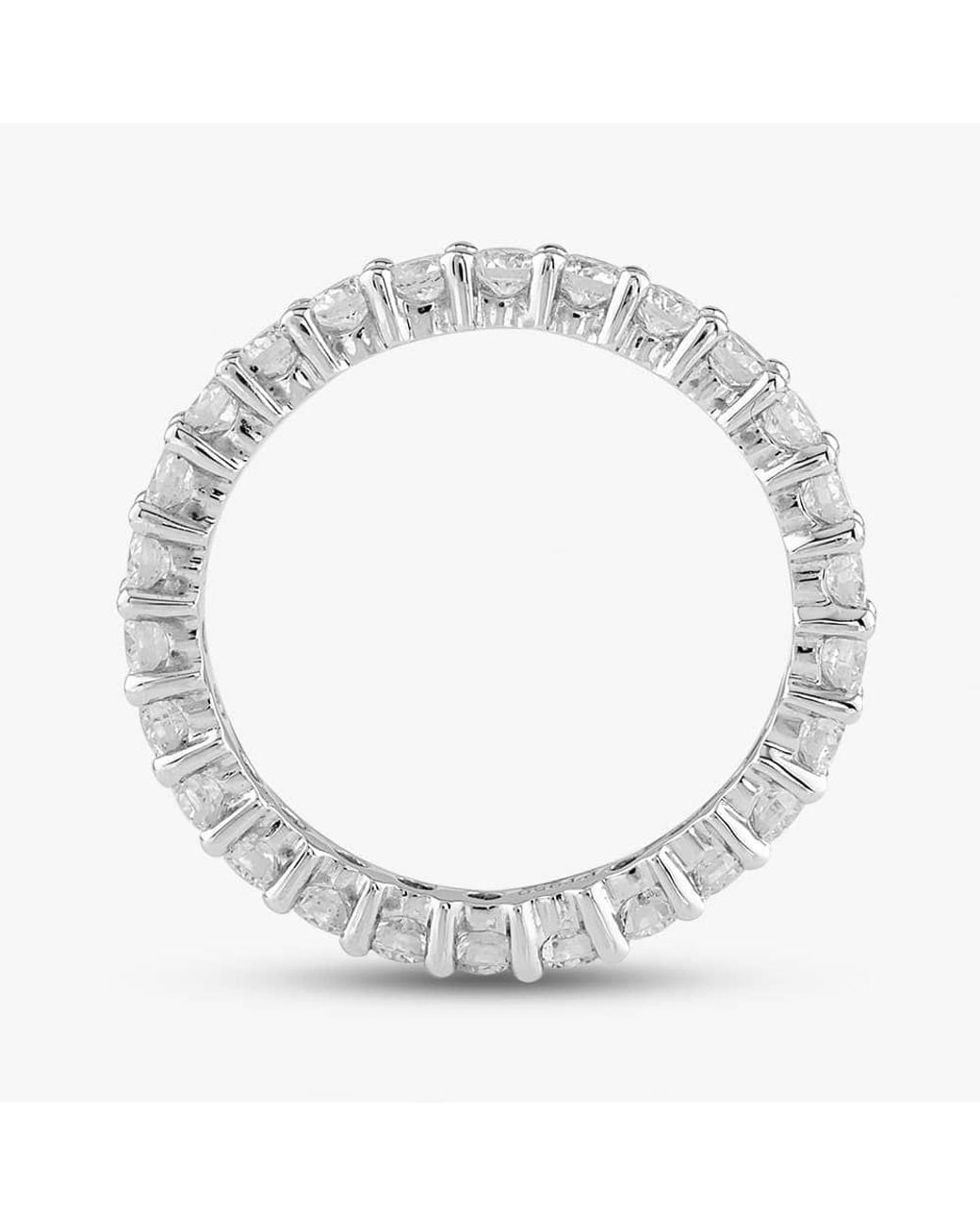 T.H.Baker White Platinum 1.50Ct Brilliant Cut Diamond Full Eternity Ring 74919Rg Pt950
