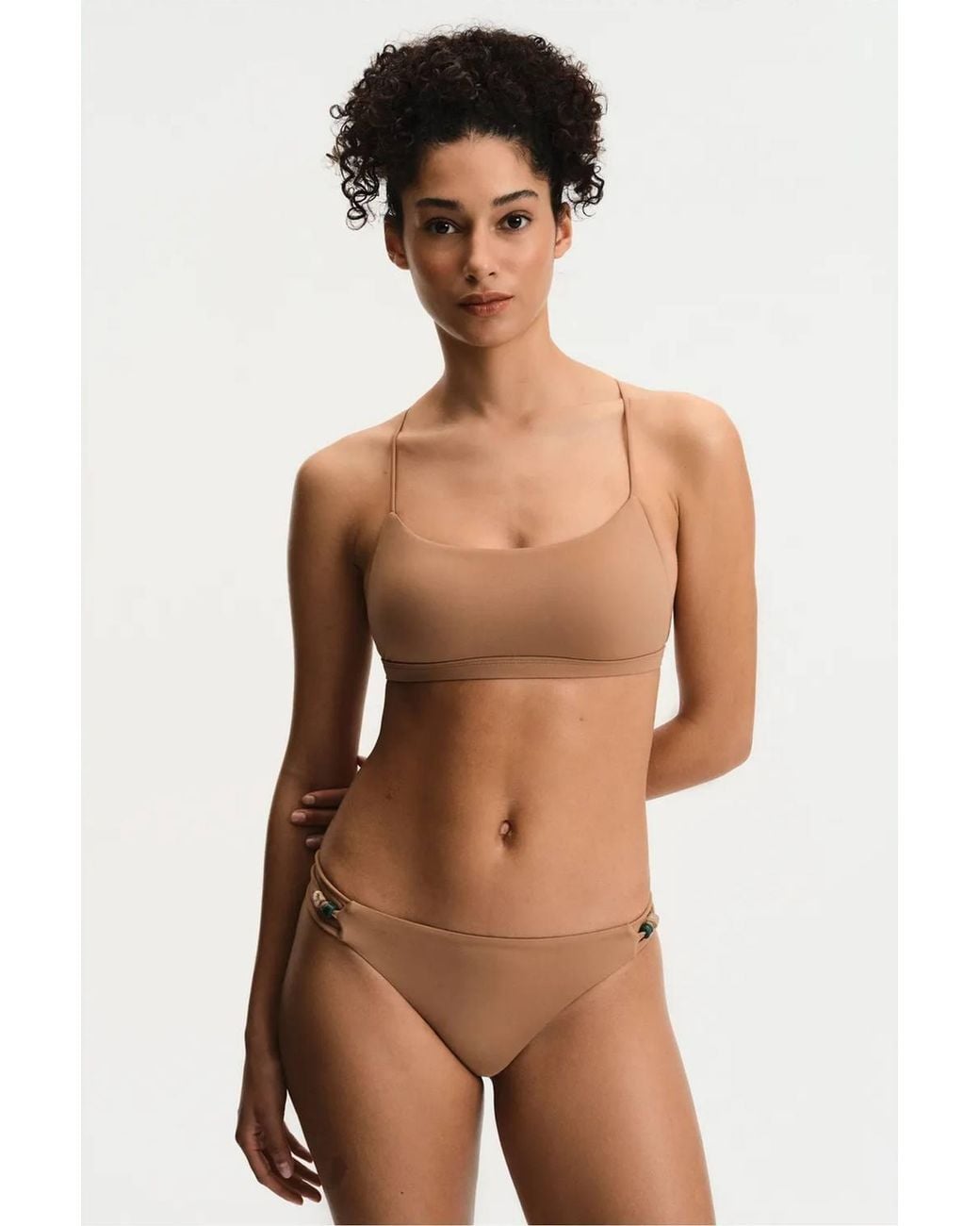 Penti Brown Karla Side Mid Waist Bikini Bottom
