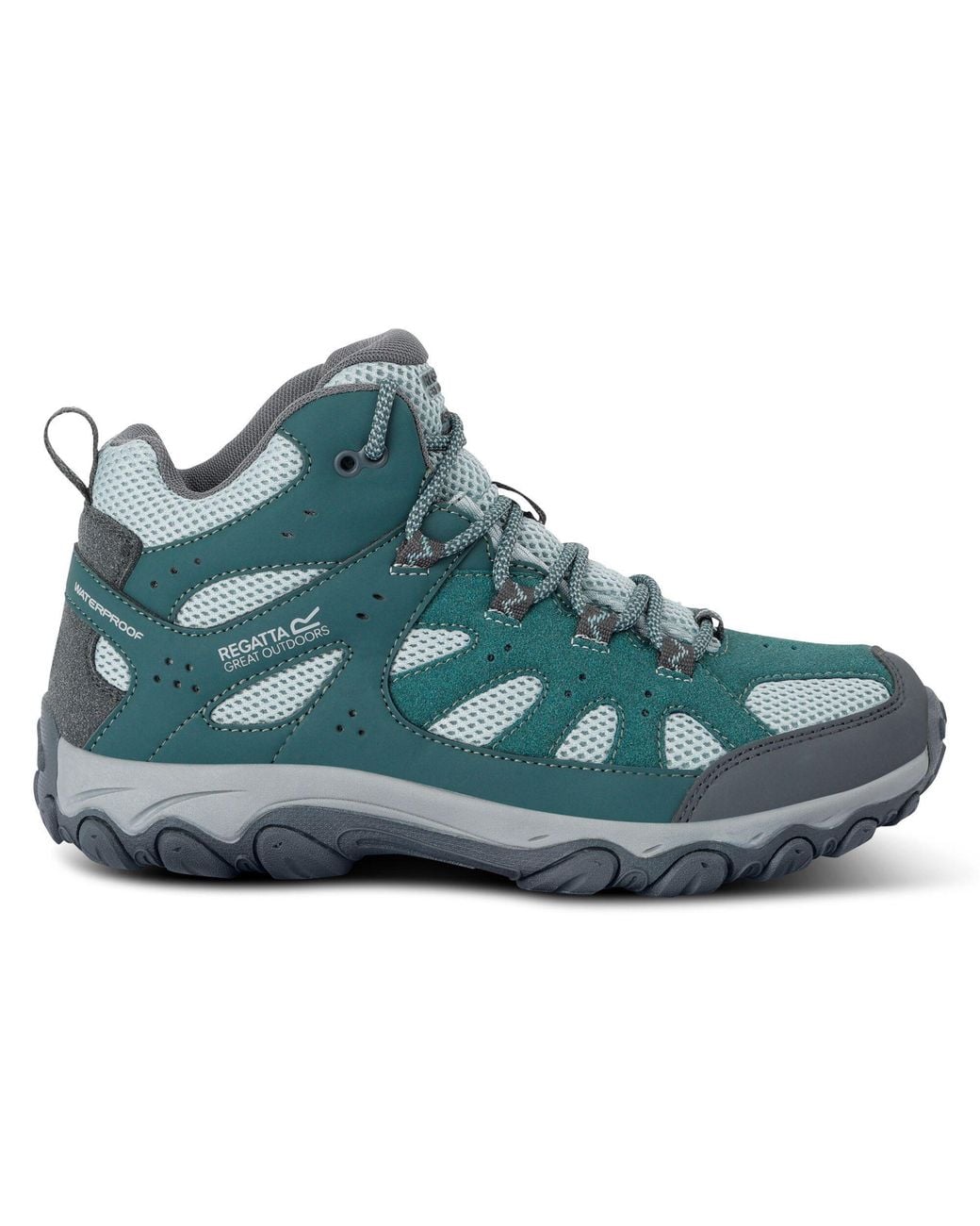 Regatta Blue Edgepoint Waterproof Breathable Mid Walking Boots