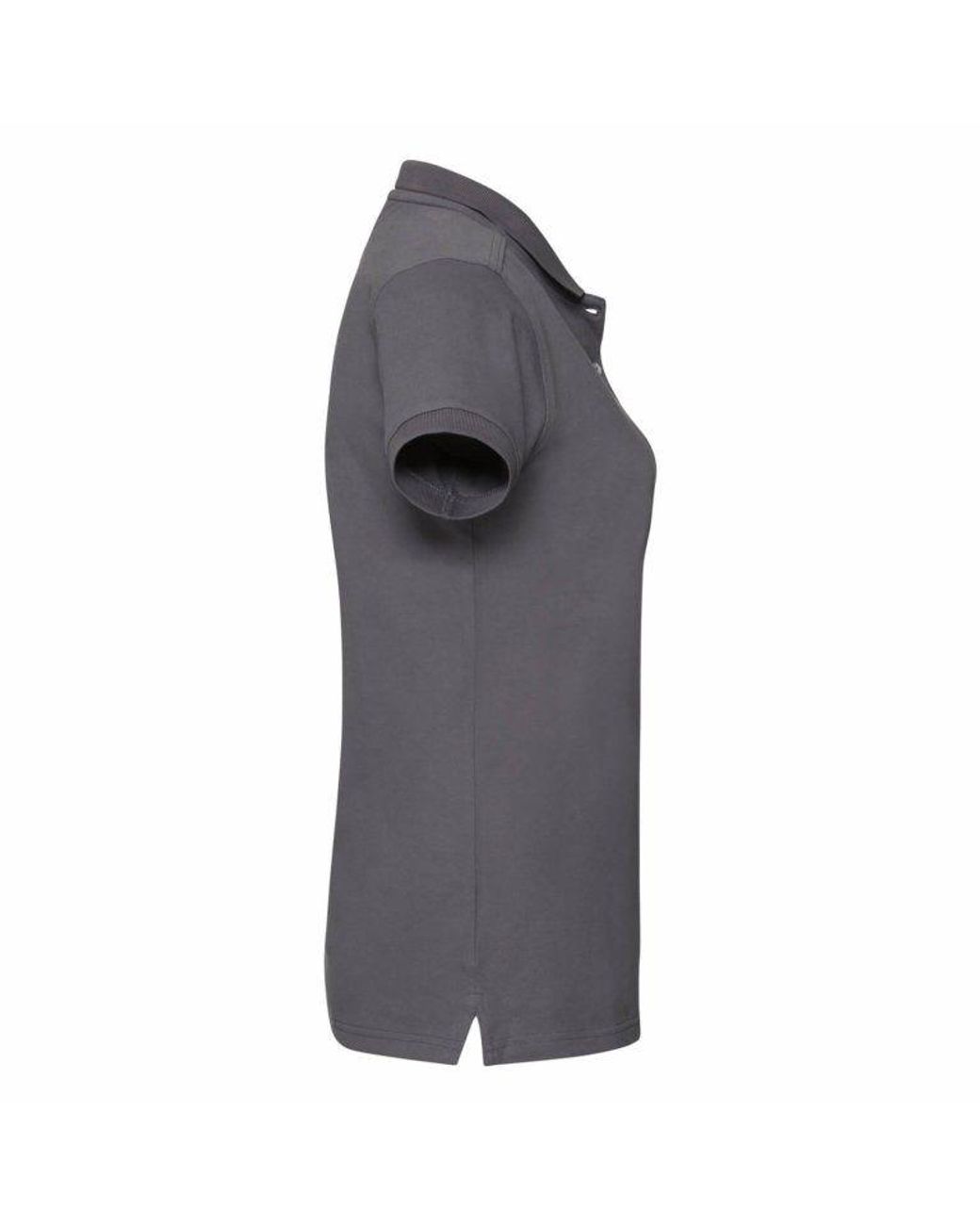 Russell Gray Stretch Short Sleeve Polo Shirt