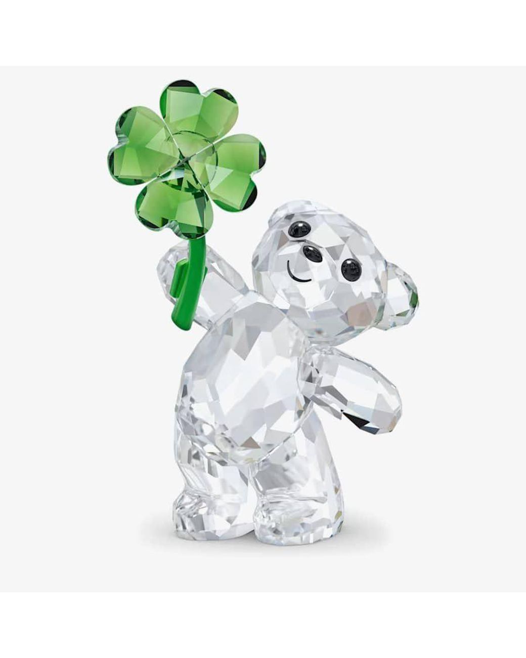 Swarovski Green Kris Bear Lucky Charm Figurine 5557537