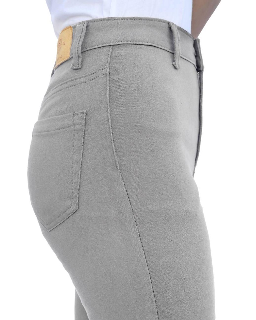 Smart Living Gray Stylish Skinny Fit High Waisted Denim Jeans