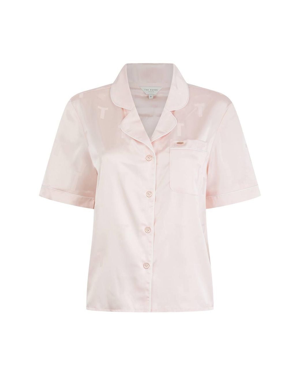 Ted Baker Pink Sybil Short Pyjama Set Mauve Chalk
