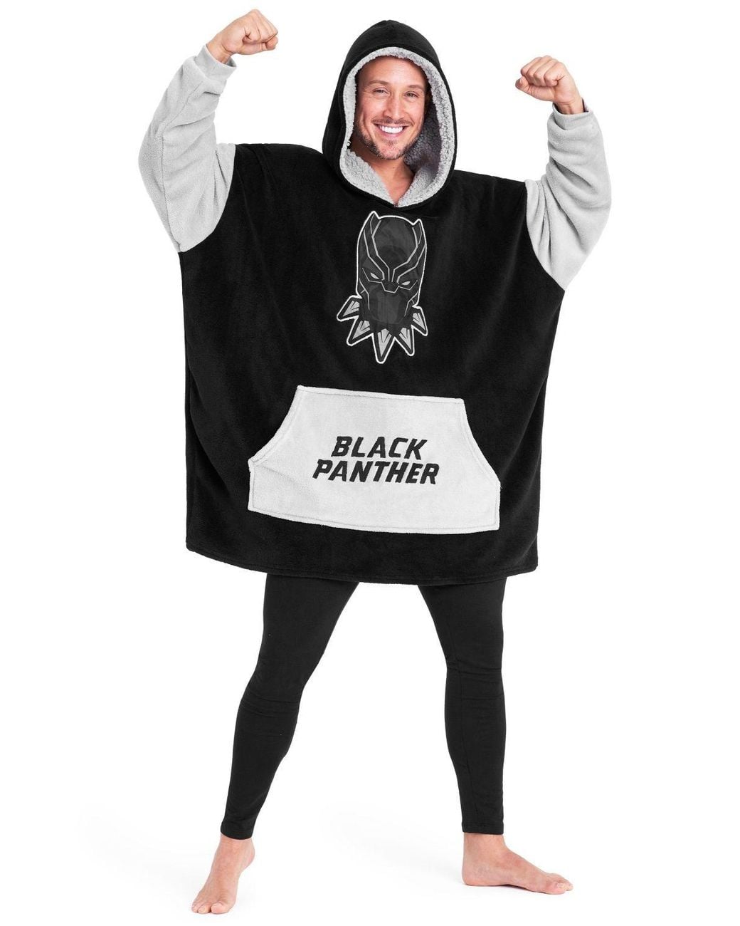 Marvel Black Avengers Panther Oversized Poncho for men