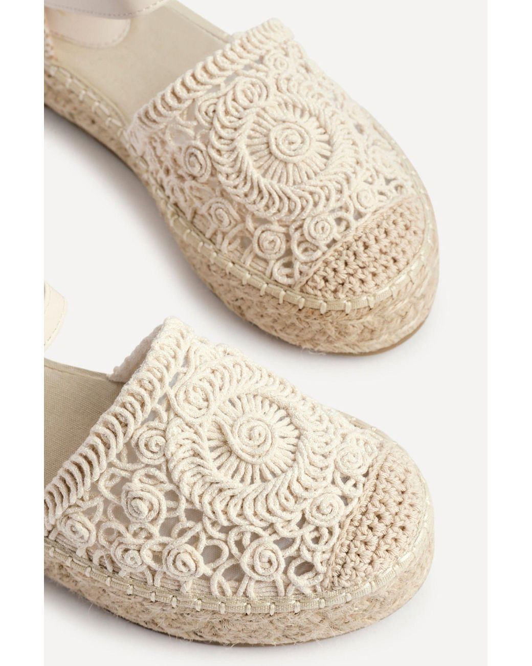 Linzi Natural Adelina Woven Espadrille Sandals