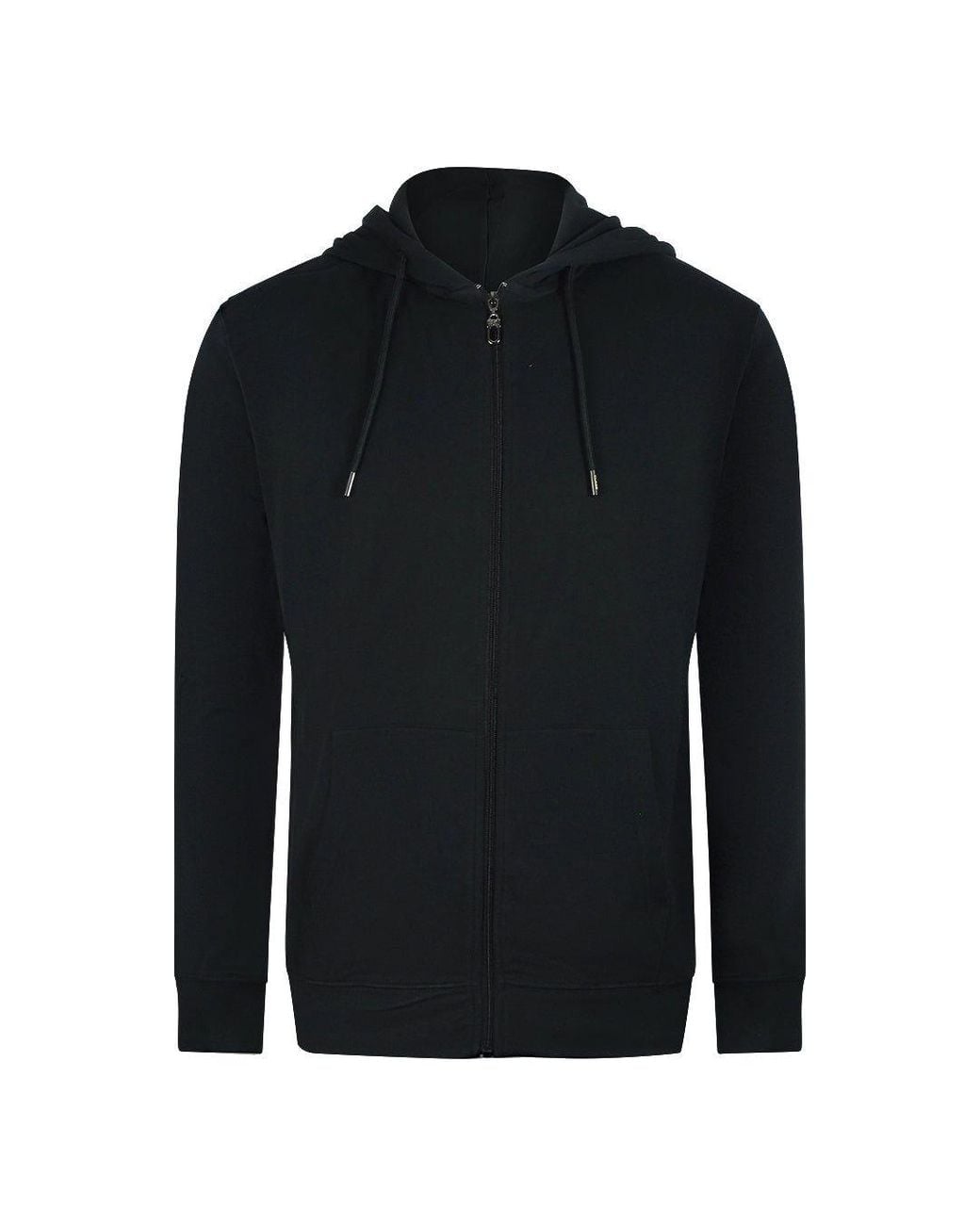 Roberto Cavalli Blue Bold Floral Logo Zip-Up Hoodie for men