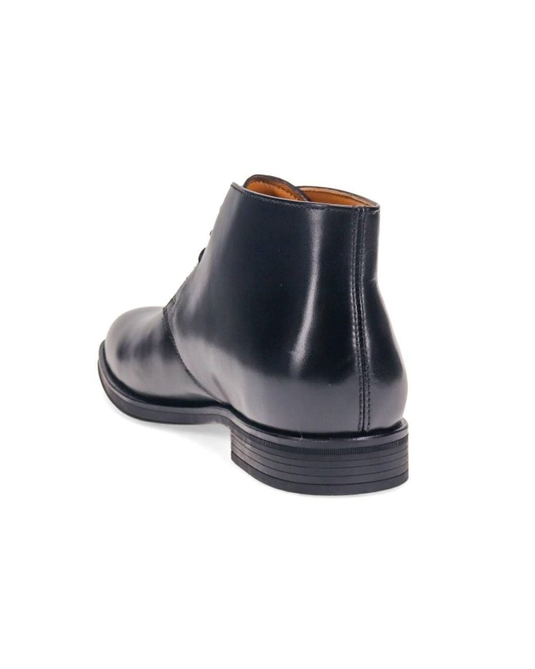 Jones Bootmaker Black Gordon Lace-Up Leather Boots for men