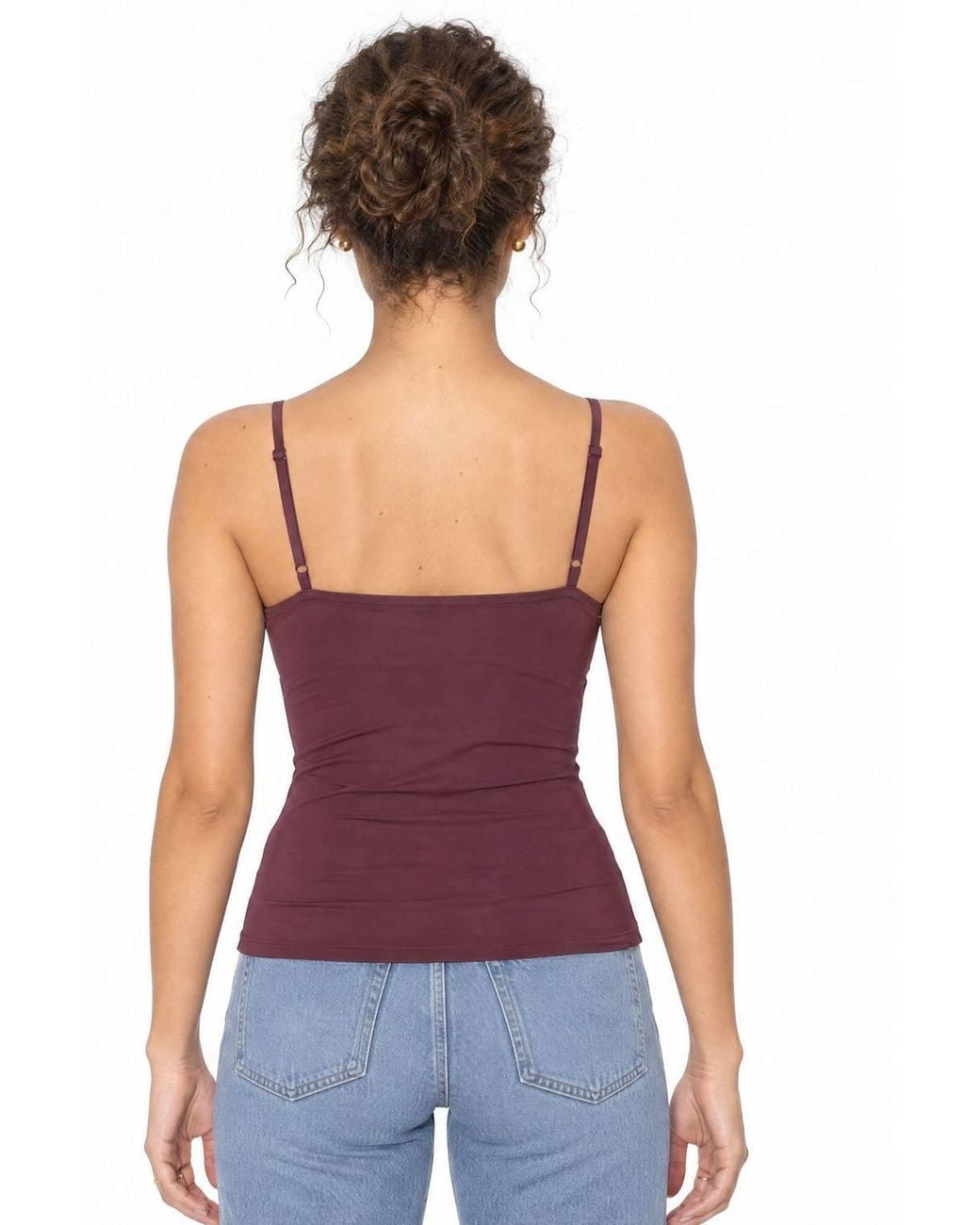 Busem Purple Slim Fit Corset Crop Blouse