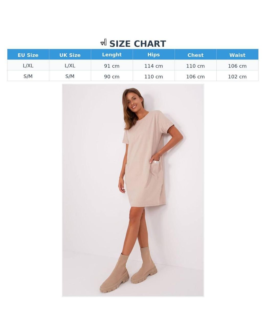 Love Lace Natural Cotton Short Sleeve Shirt Dress With Pockets