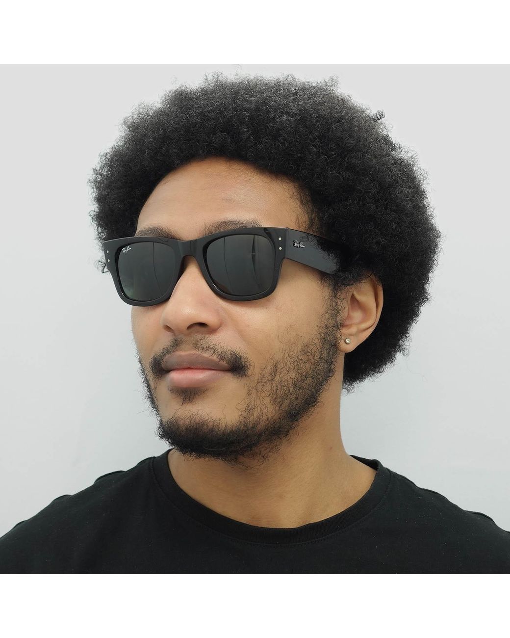 Ray-Ban Green Square Polished Rb0840S Mega Wayfarer for men