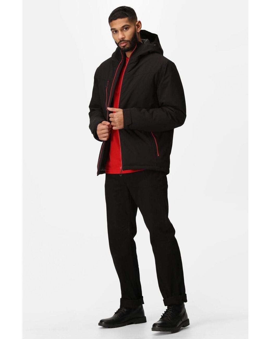 Regatta Black Navigate Waterproof Insulated Jacket for men
