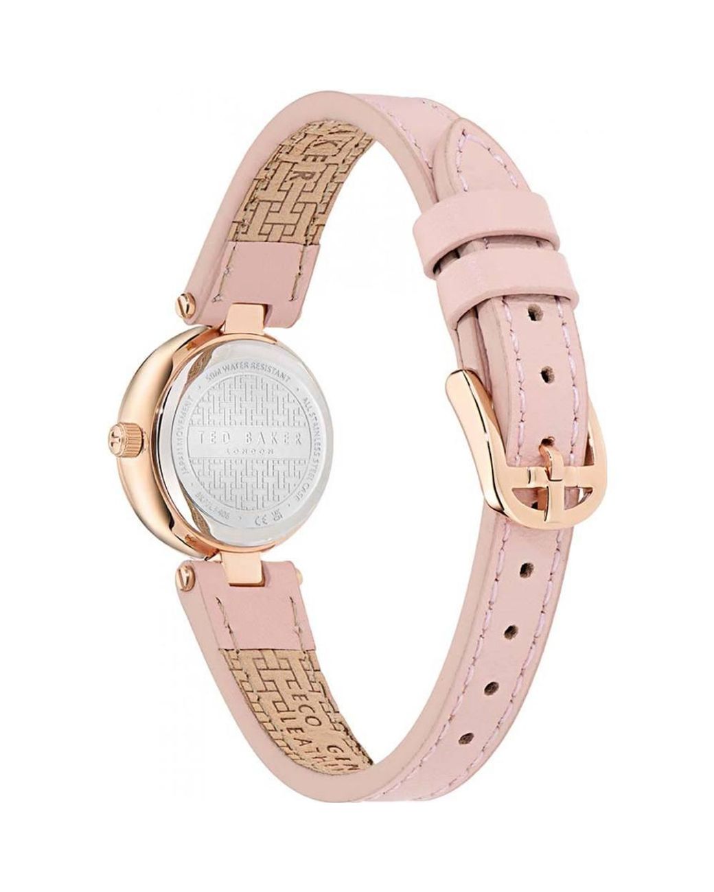 Ted Baker Pink Bkpjlf406 Iconic 24Mm Quartz Watch