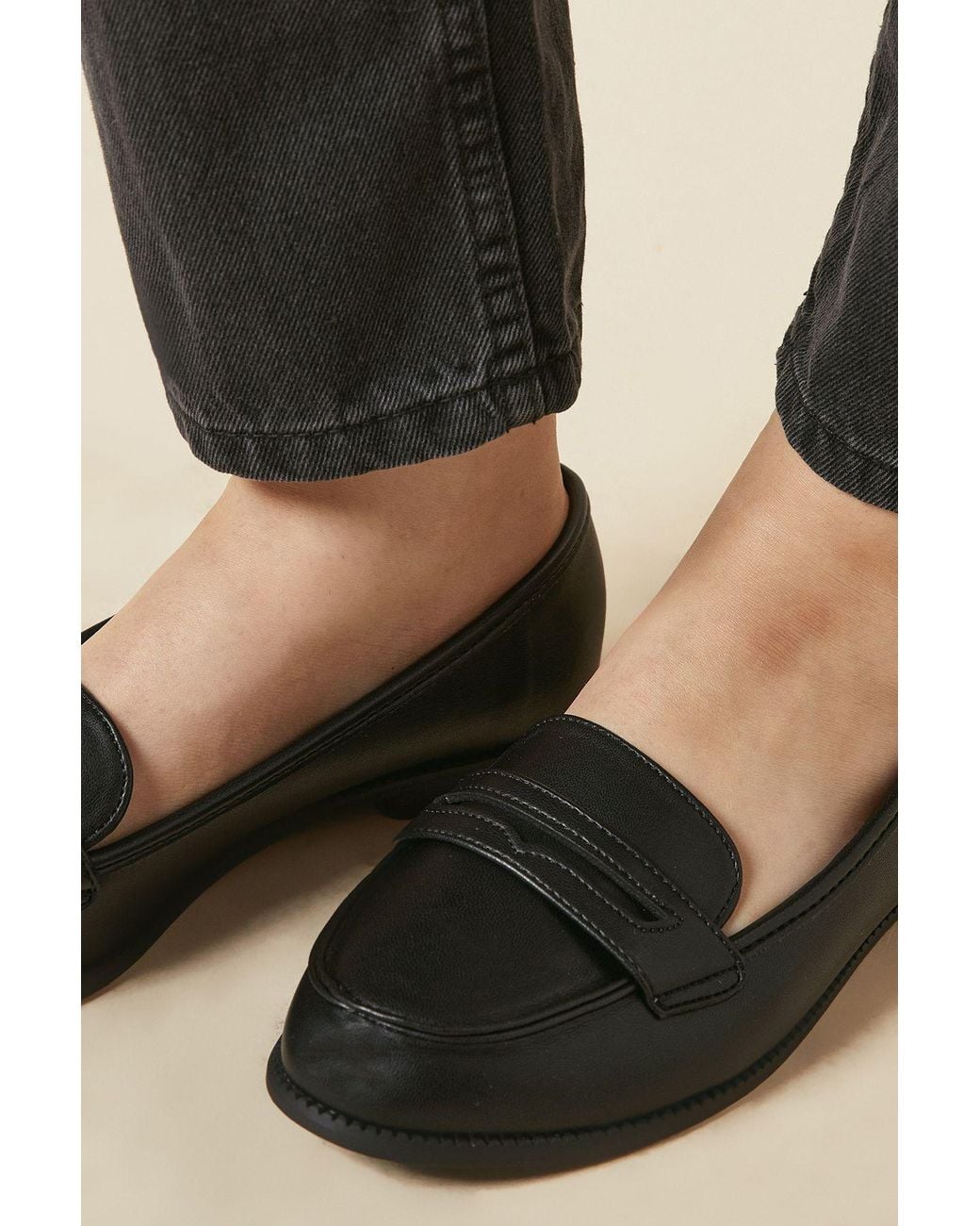 Dorothy Perkins Blue Lara Penny Loafers