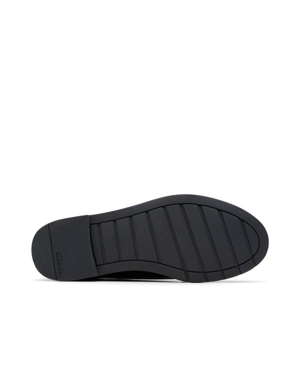 Clarks Black Scala Loafer Youth Patent Loafers, Slip Ons, School Shoes