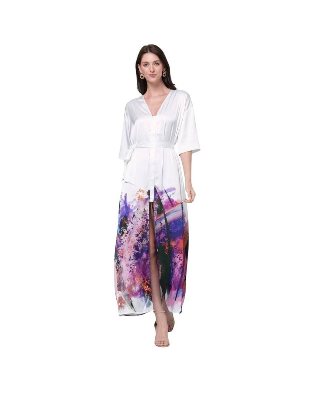 Zafur official Purple Santorini Dress