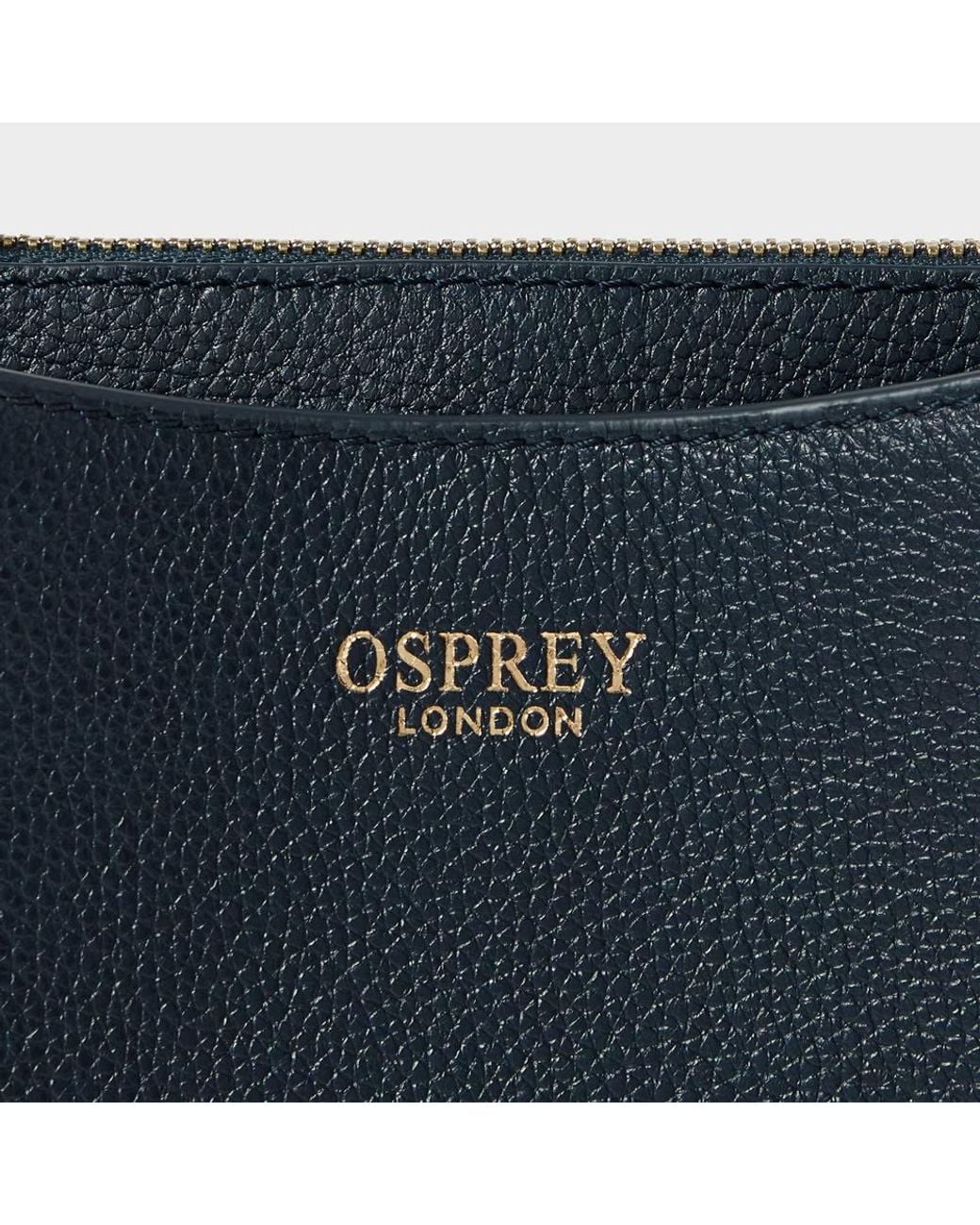 Osprey Blue The Winchester Leather Grab Bag