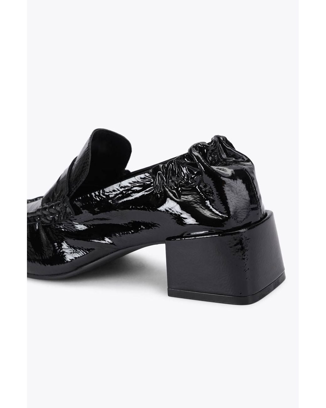 Steve Madden Black 'Estee Leather' Leather Flats