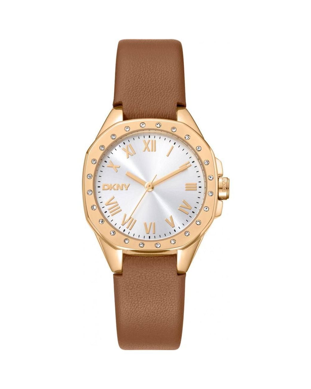 DKNY Brown Dk1L013L0025 Brooklyn 30Mm Quartz Watch