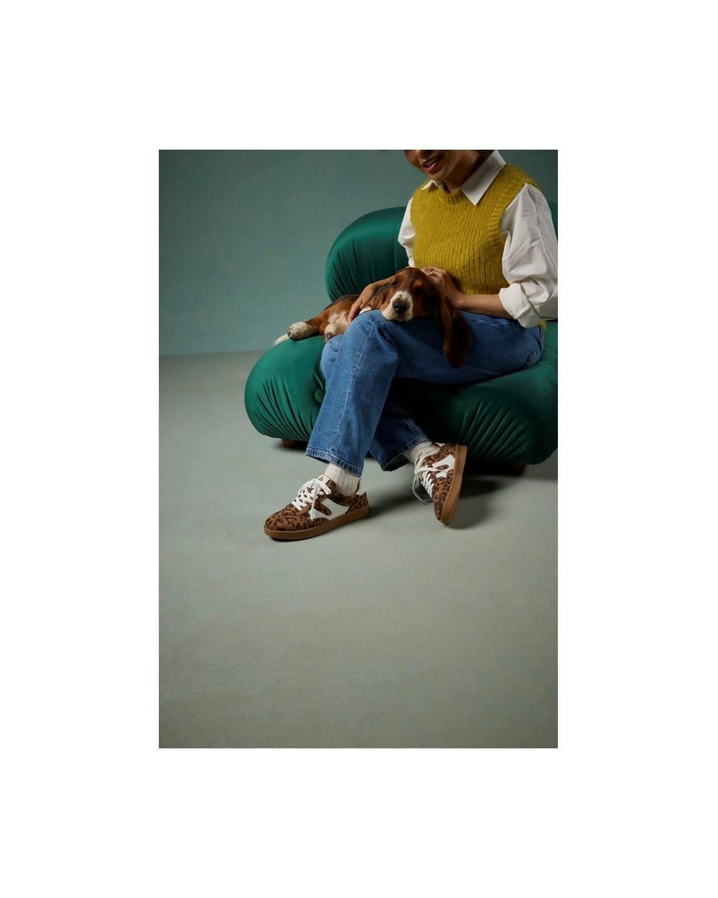Hush Puppies Brown Maura Textile Sneaker