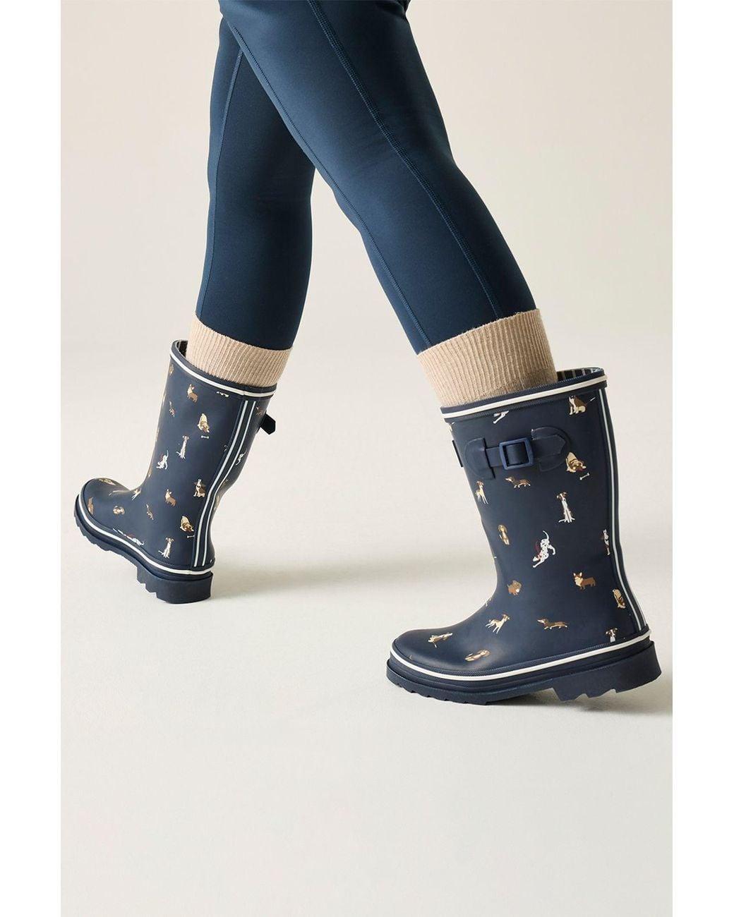 Regatta Blue Amelia Short Waterproof Wellies