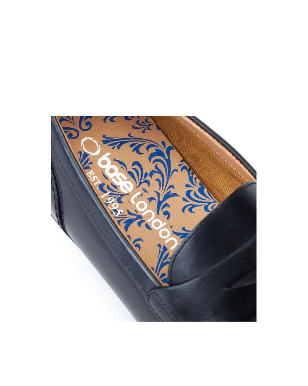 Base London Blue Bruno Penny Loafer for men