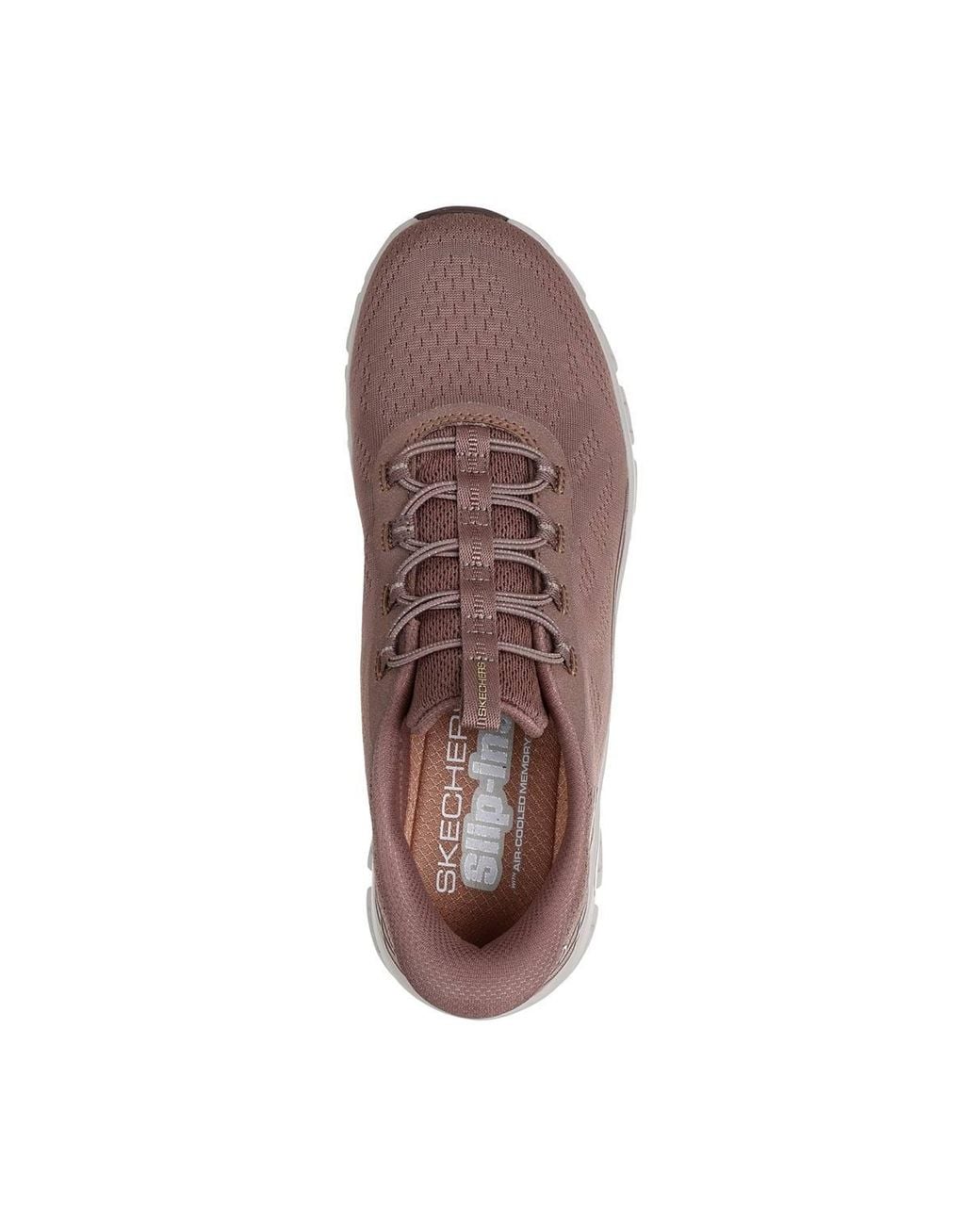 Skechers Brown Glide-Step Elevate Amaze Trainers