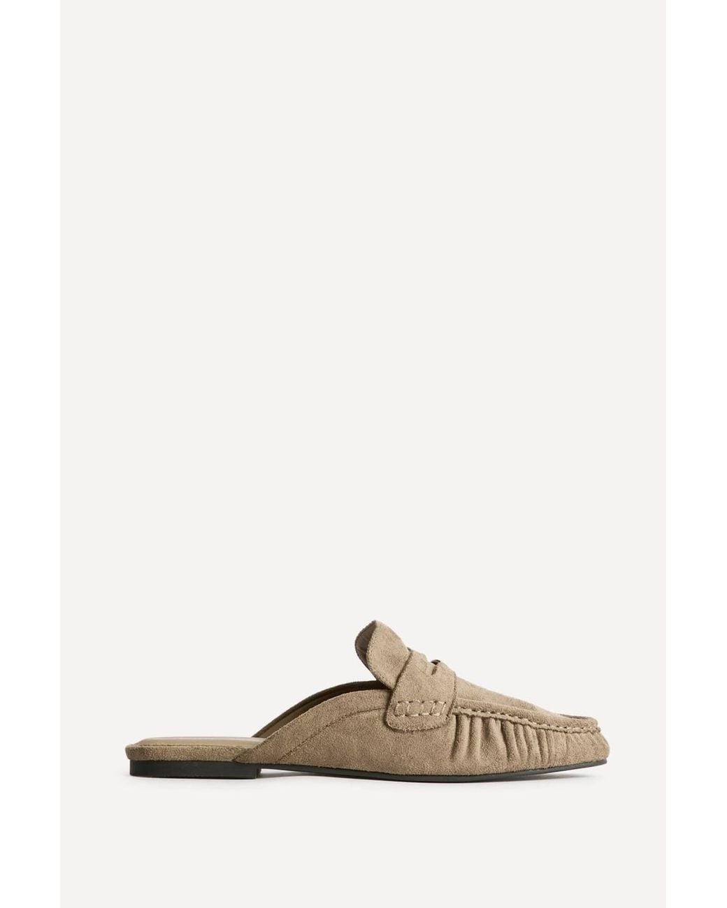 Linzi Gray Journal Ruched Square Toe Mules