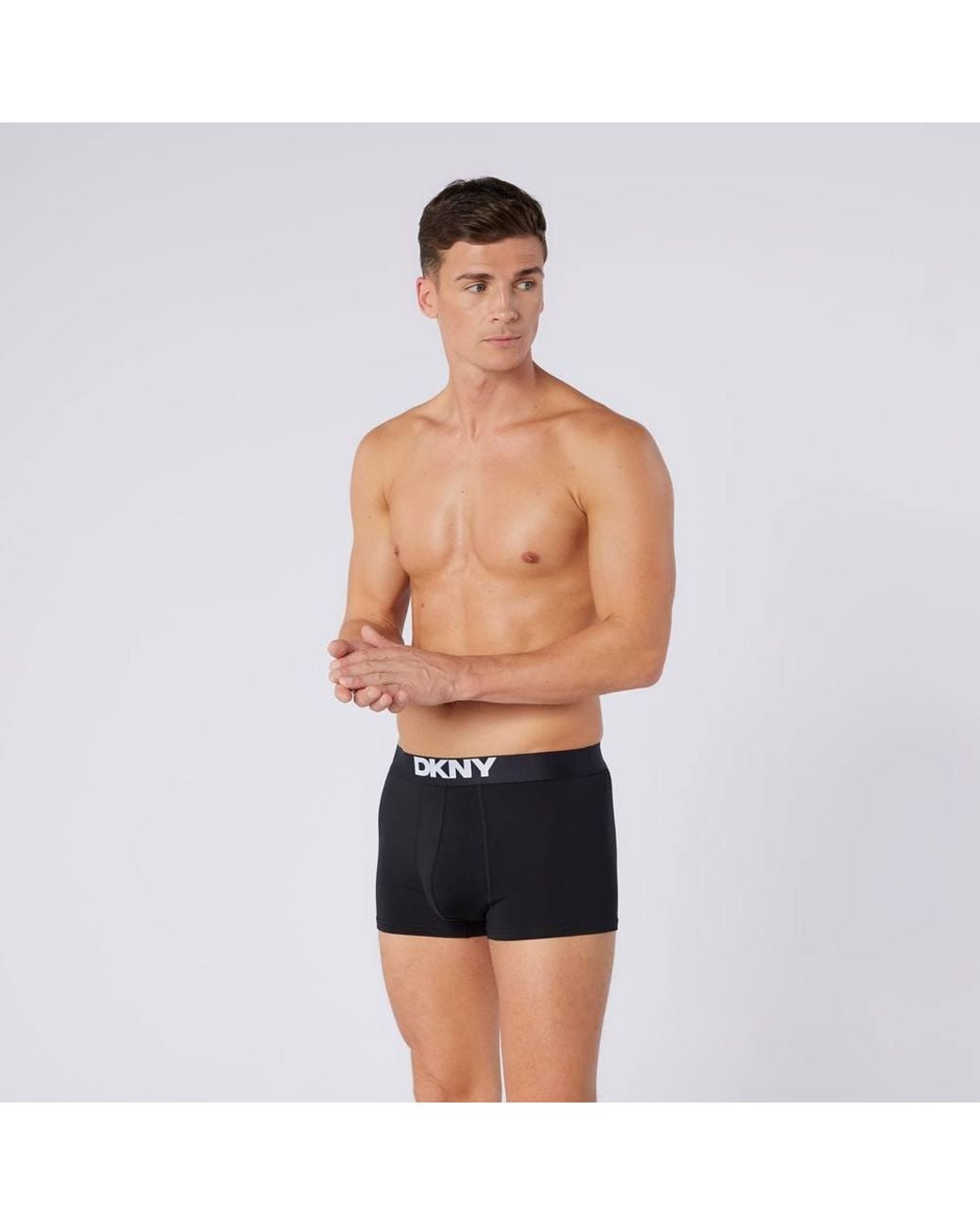 DKNY Black 3 Pack New York Trunks for men