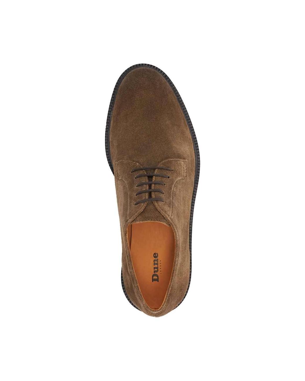 Dune Brown 'Baniel' Suede Casual Shoes for men