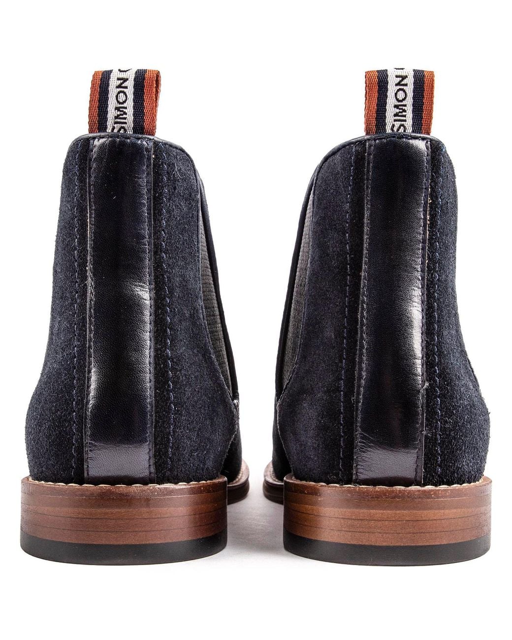 Simon Carter Blue Elgar 2 Chelsea Boots for men