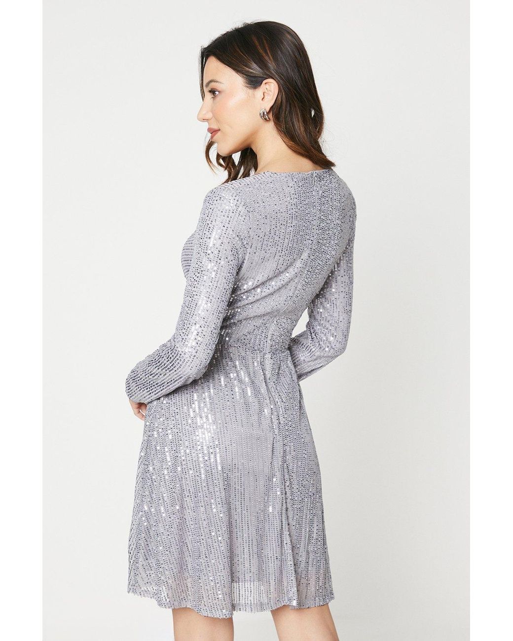 Oasis glitter on sale skater dress