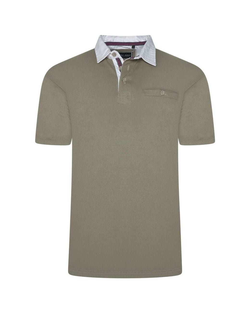 KAM Jeanswear Green Plain Rugby Polo Shirt For for men