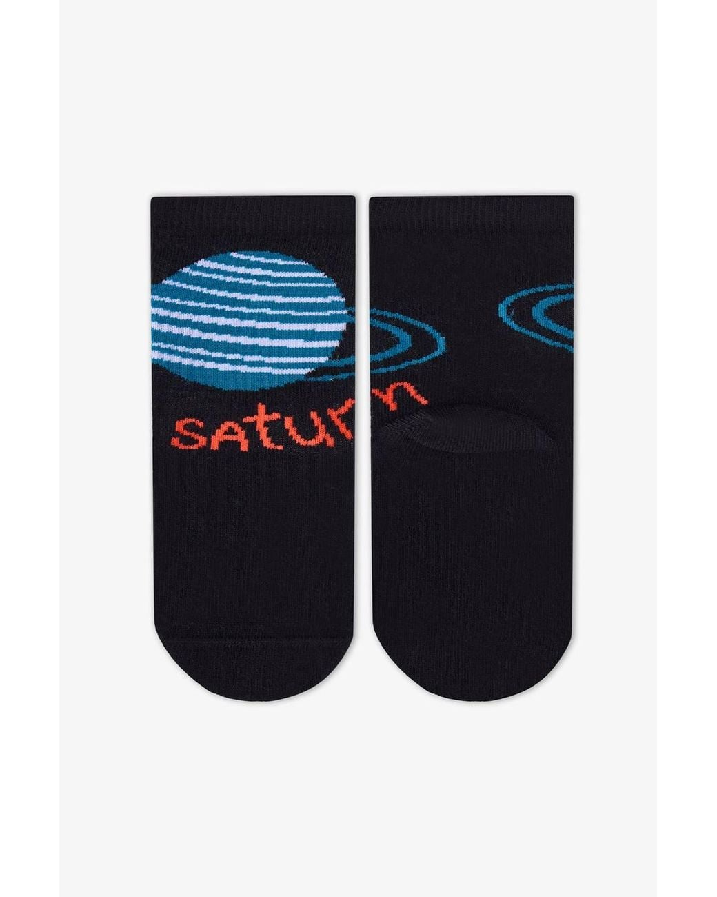 Penti Black Stellar Cats Cat Pattern 2-Pack Ankle Socks for men