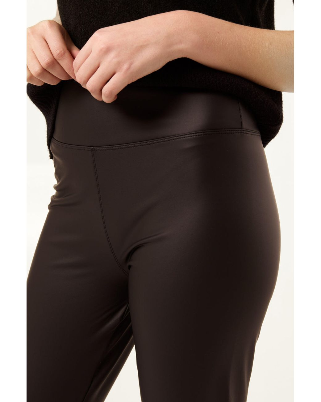 Blue Vanilla Black Elasticated Waist Leggings