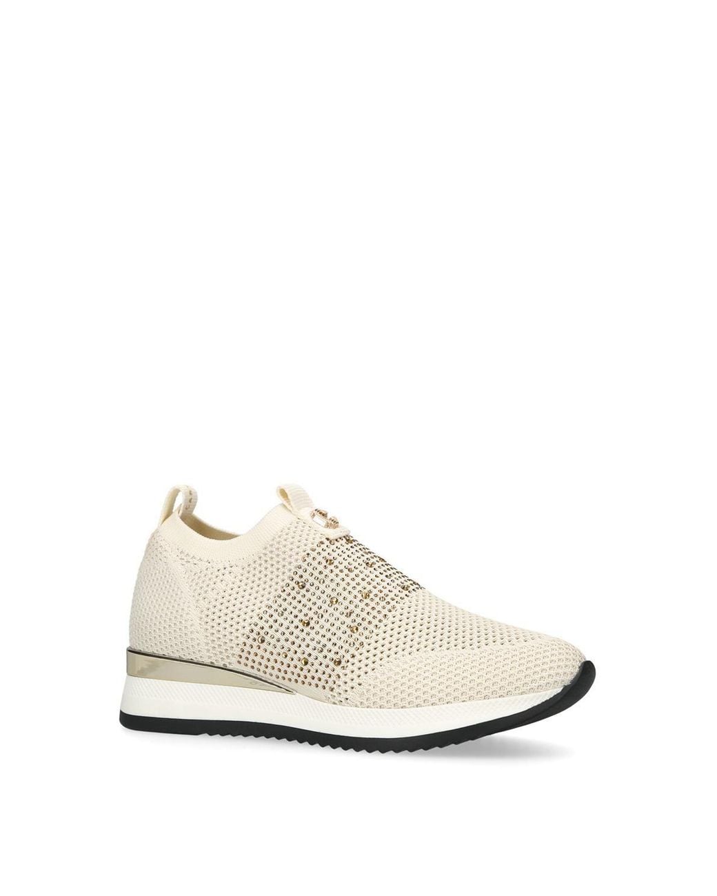 Carvela Kurt Geiger White 'Janeiro 2' Fabric Trainers