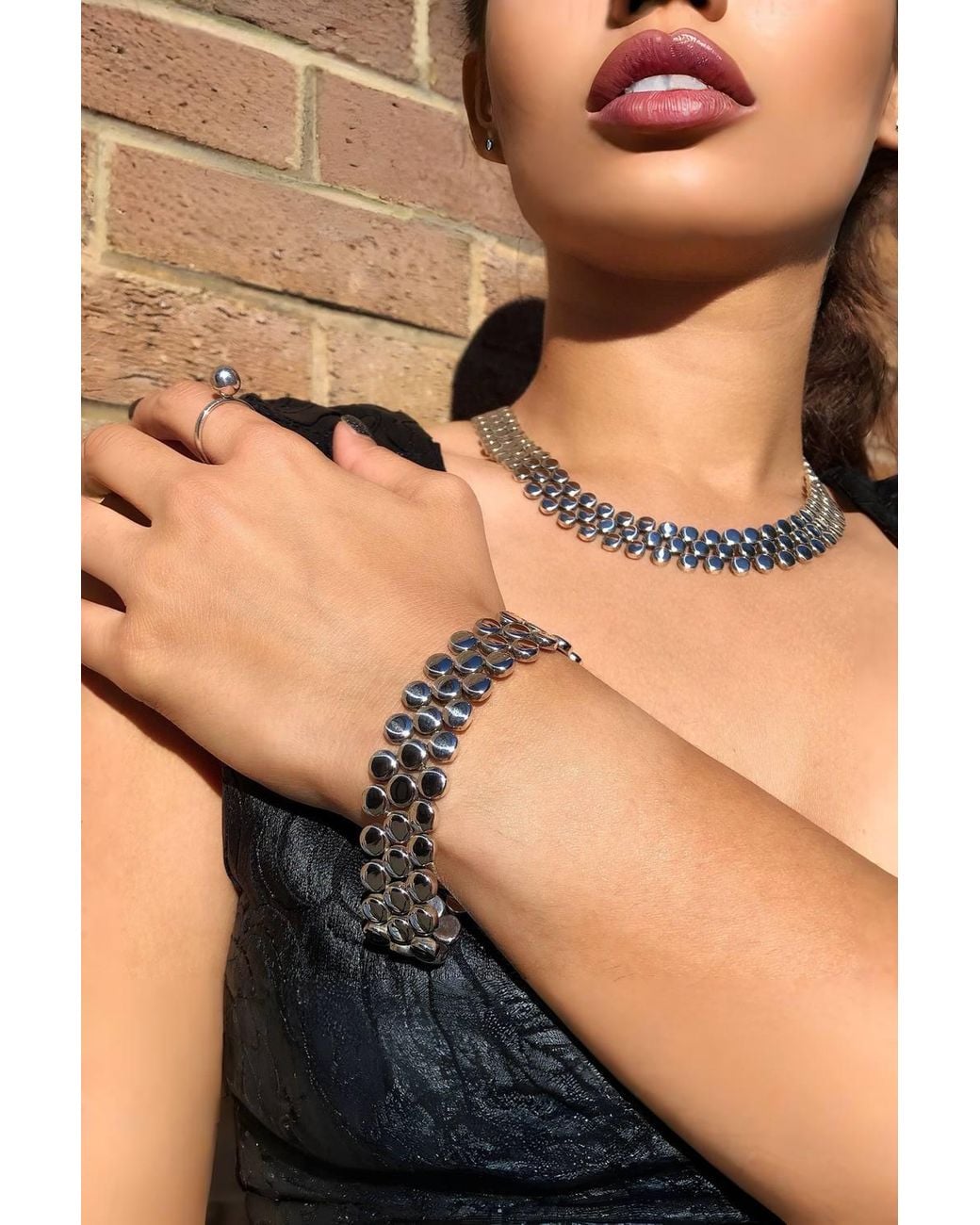 Otis Jaxon London Blue Scales Chunky Bracelet