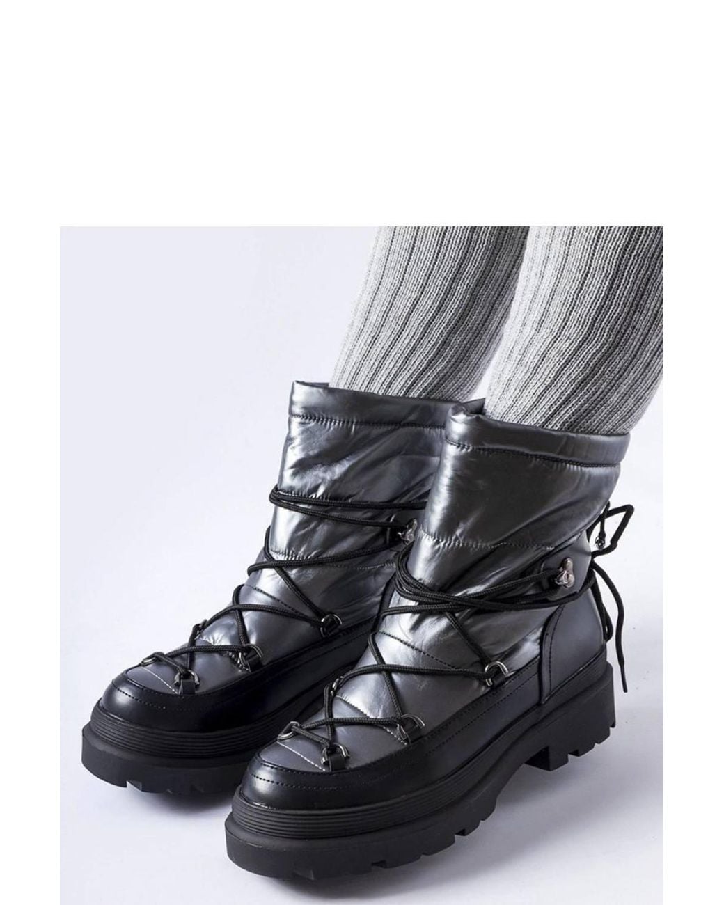 Love Lace White Eagleville Snow Boots With Drawstring Warmth & Comfort
