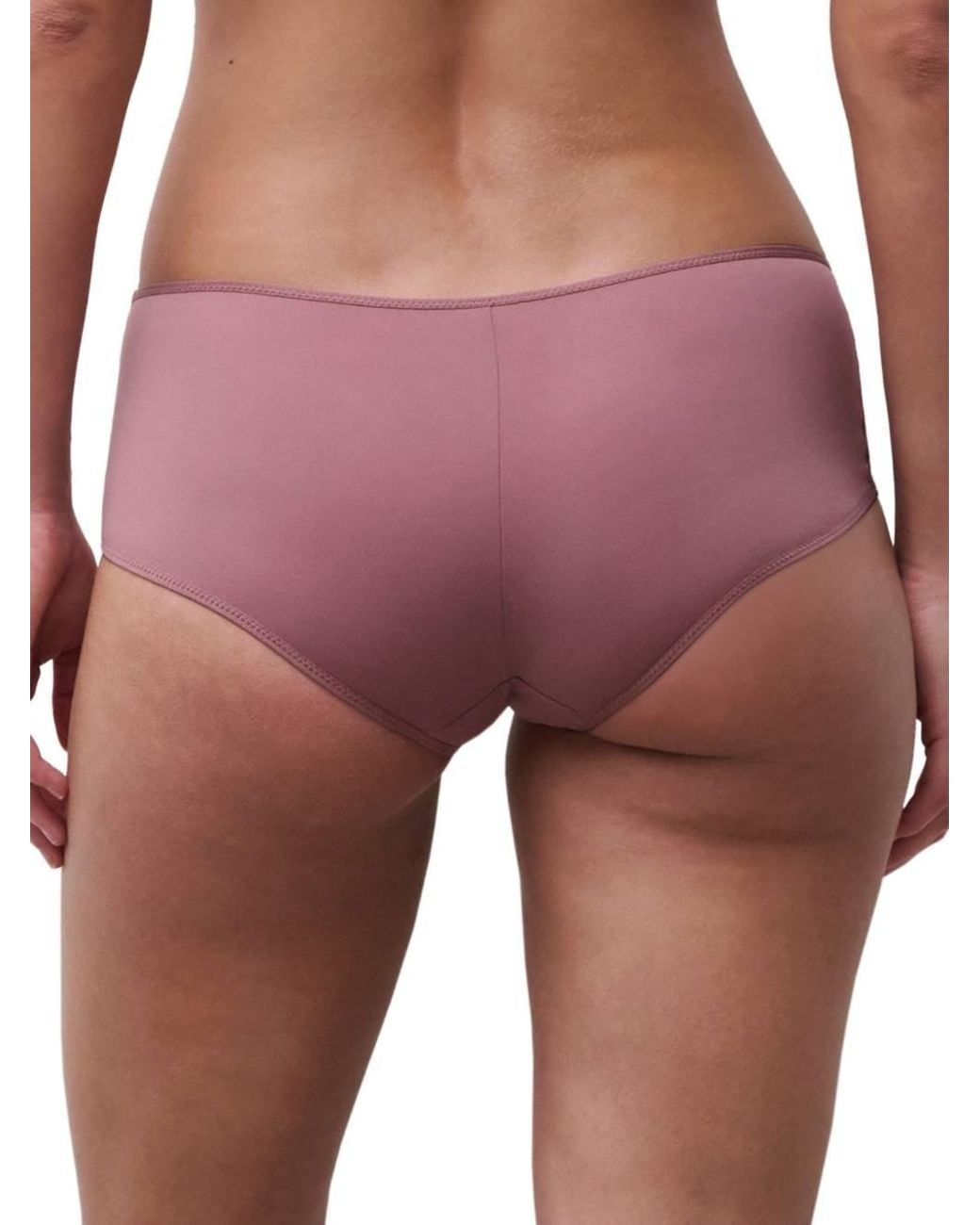 Chantelle Purple Easy Feel Floral Touch Covering Shorty