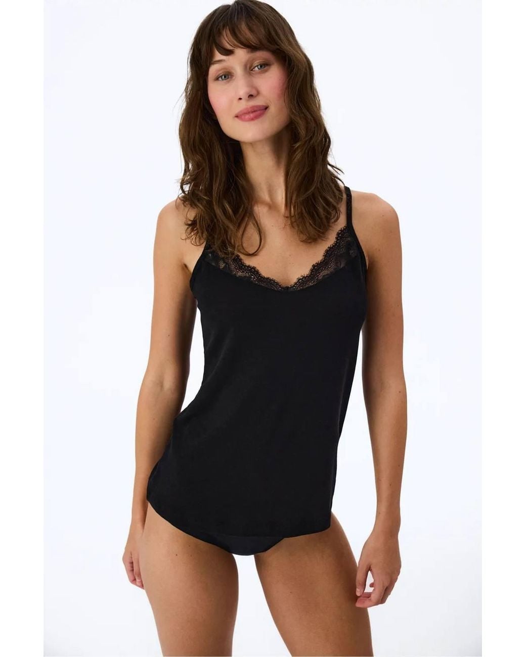 Penti Black Cashmere Thin Strap Tank Top
