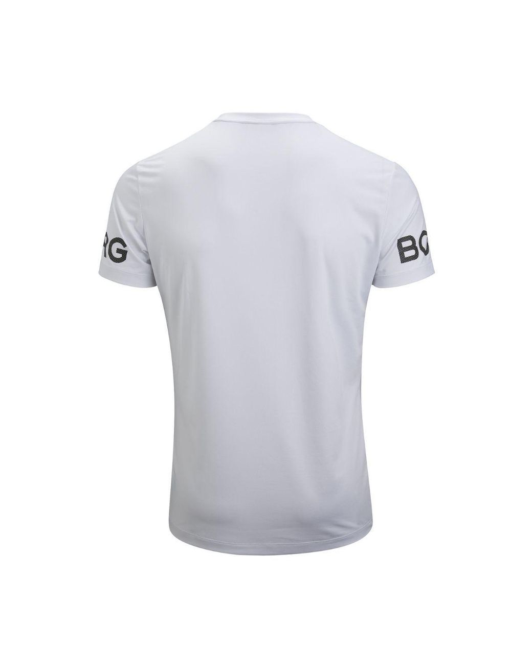 Björn Borg White Designer Sports Running T-Shirt for men
