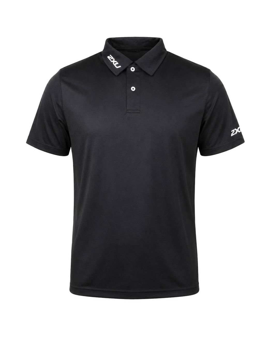 2xu Black Tech Polo Shirt for men