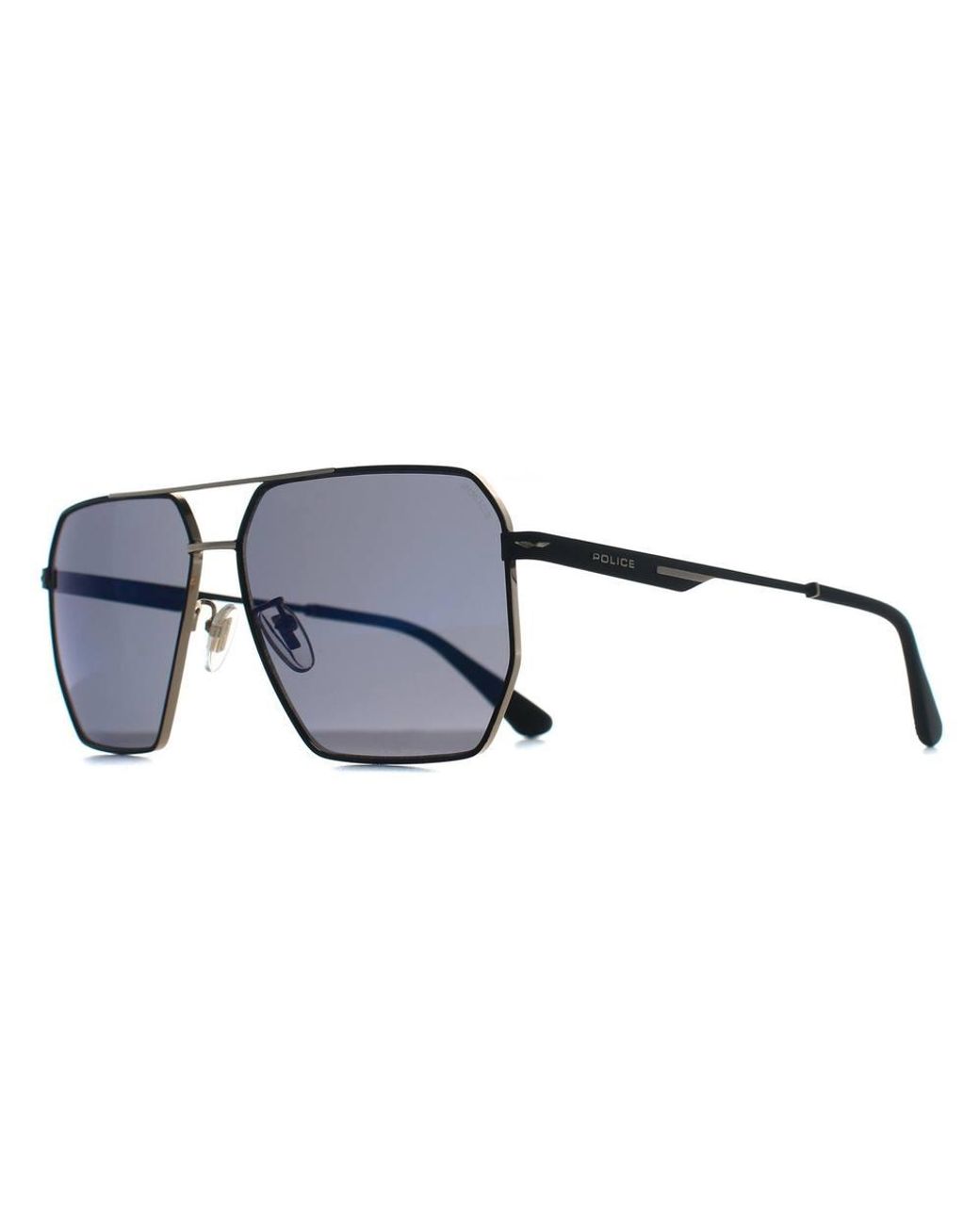 Police Blue Spll79-61302B Geometric/Octagonal Sunglasses for men