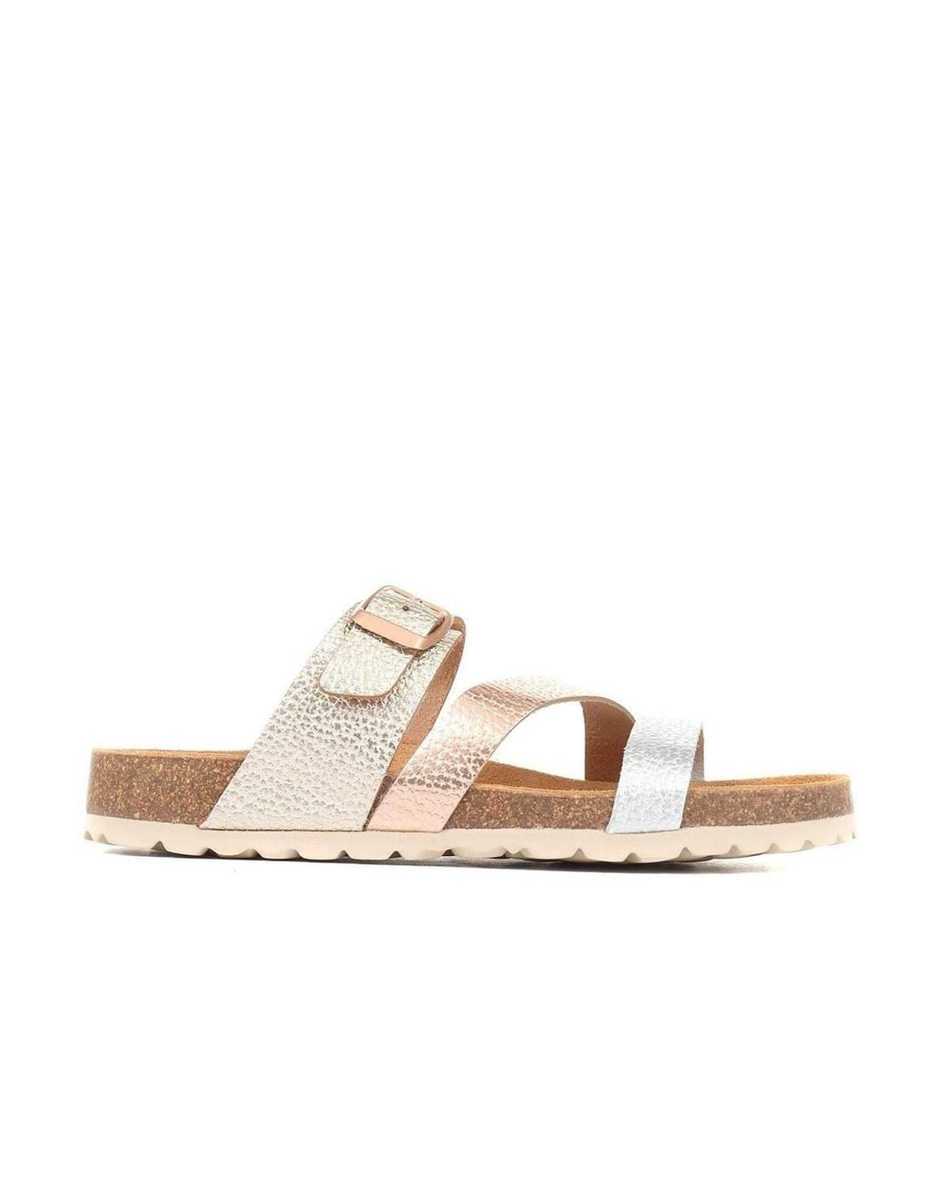 Jones Bootmaker Pink Tabatha Leather Mule Sandals