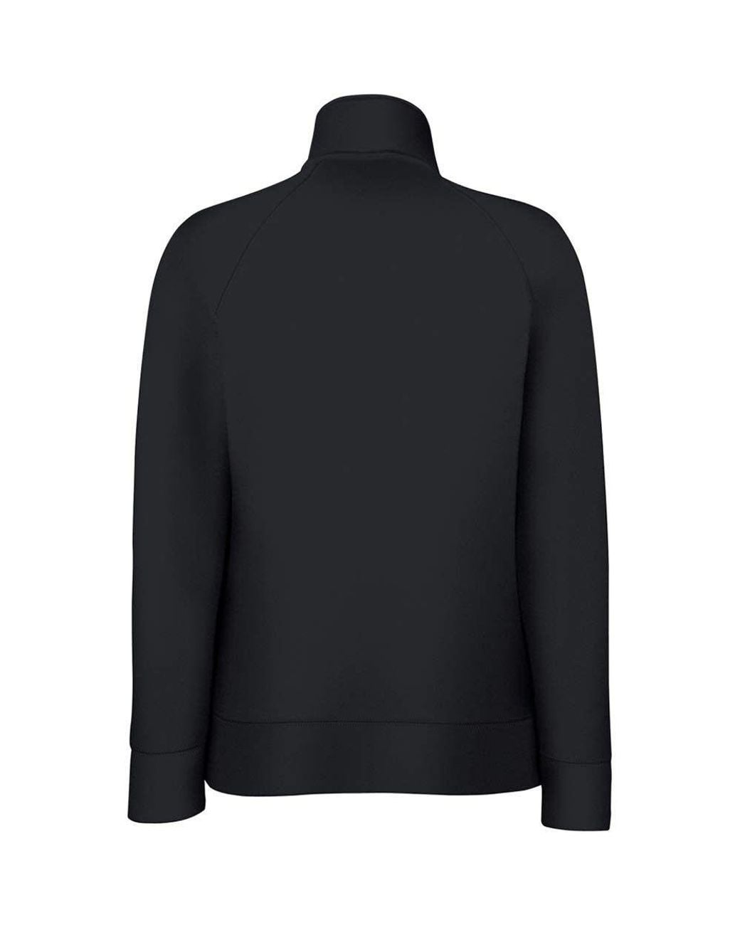 Fruit Of The Loom Blue Lady Fit Sweat Jacket