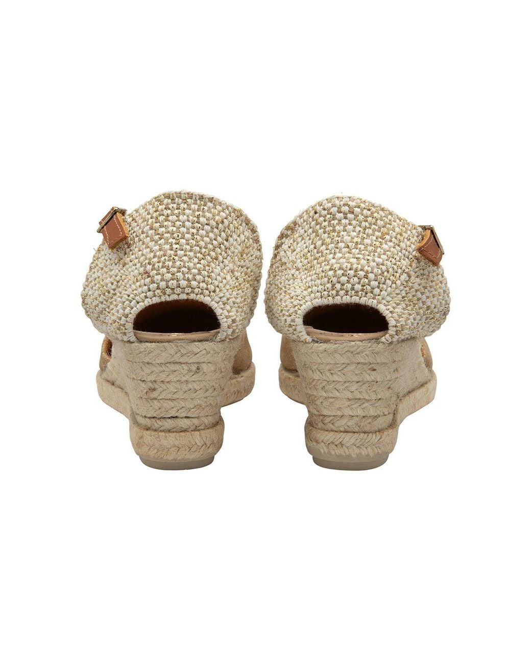 Ravel Metallic 'Vista' Leather Espadrille Sandals